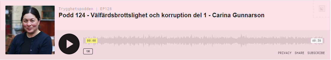 Brist på kunskap om hur organiserad brottslighet påverkar välfärdssystemen