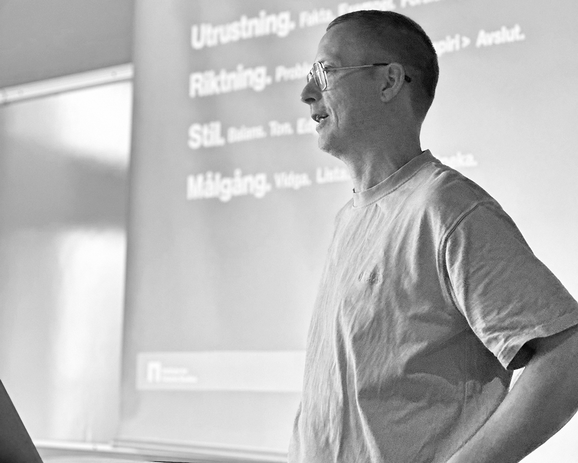 "En tanke utan text saknar form"