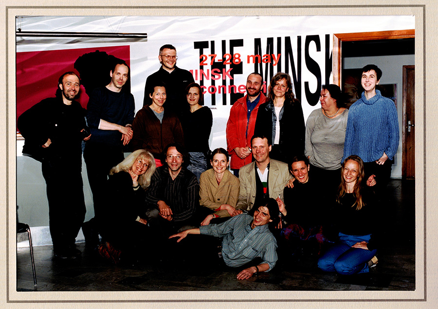 Picture from seminar at Teatar Replica in May, 2000. Photo: Ingvar Larsson